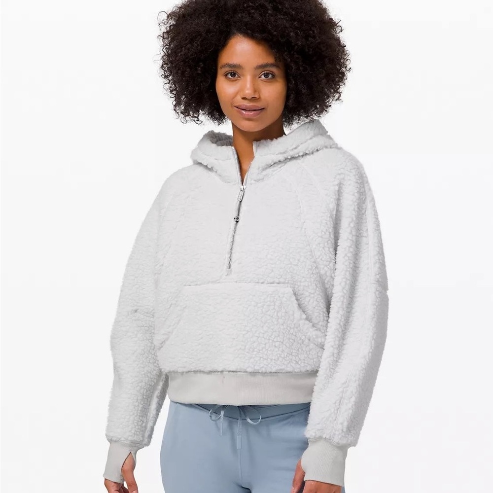 Lululemon Scuba Oversized Sherpa 1/2 Zip